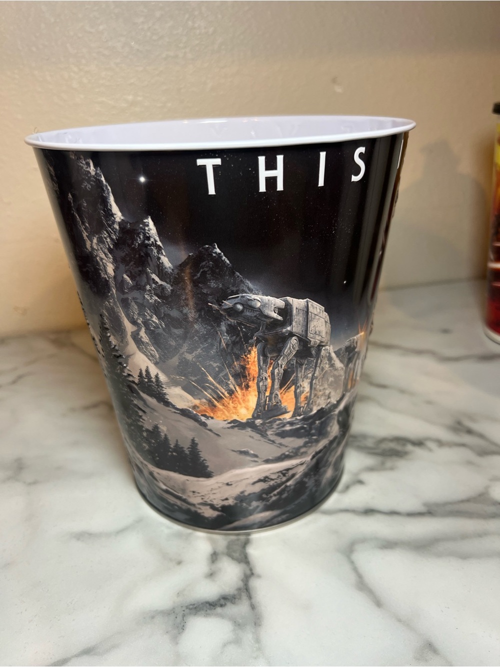Star Wars The Mandalorian & Grogu Popcorn Bucket "This Is The Way" AMC, New - Picture 2 of 5
